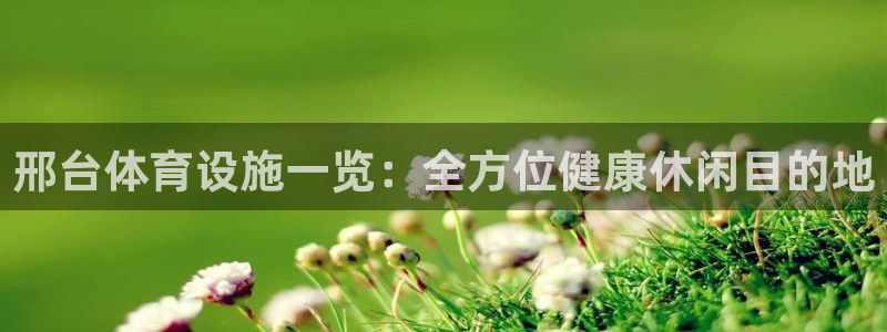 意昂3集团官网首页：邢台体育设施一览：全方位健康休闲