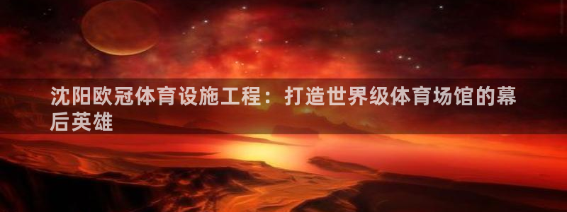 意昂平台体育：沈阳欧冠体育设施工程：打造世界级体育场
