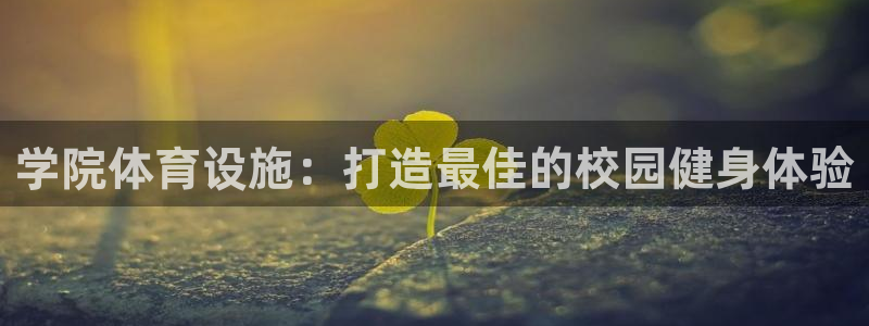 意昂3娱乐：学院体育设施：打造最佳的校园健身体验