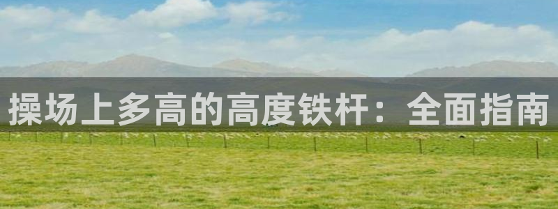 意昂体育3开户：操场上多高的高度铁杆：全面指南